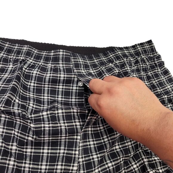 George 3 Pack Men's Woven Boxer Antimicrobial, Moisture Wicking, Tag-Free 2XL - Picture 6 of 12